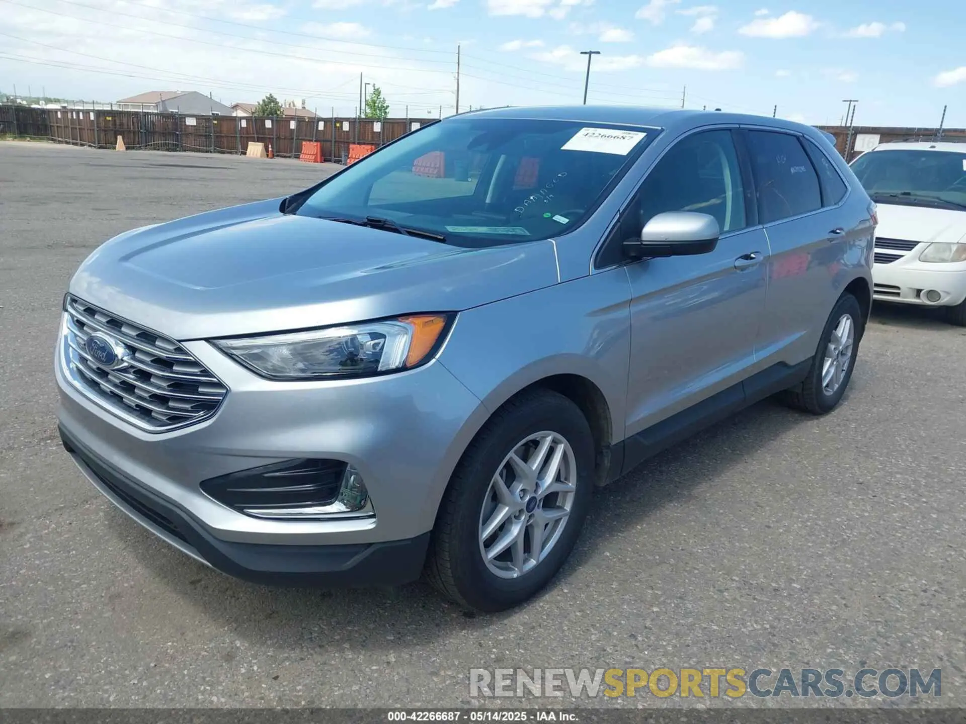 2 Photograph of a damaged car 2FMPK4J97NBB06587 FORD EDGE 2022