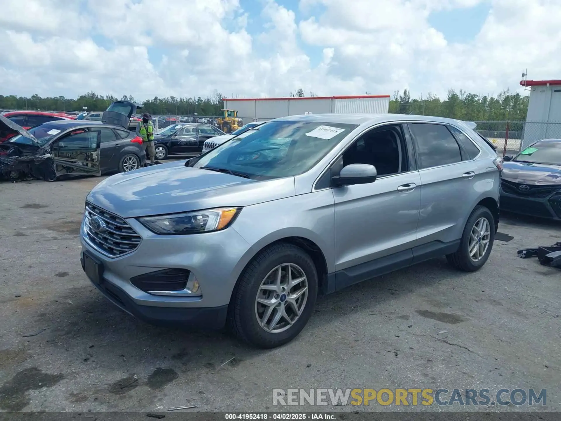 2 Фотография поврежденного автомобиля 2FMPK4J98NBA53639 FORD EDGE 2022