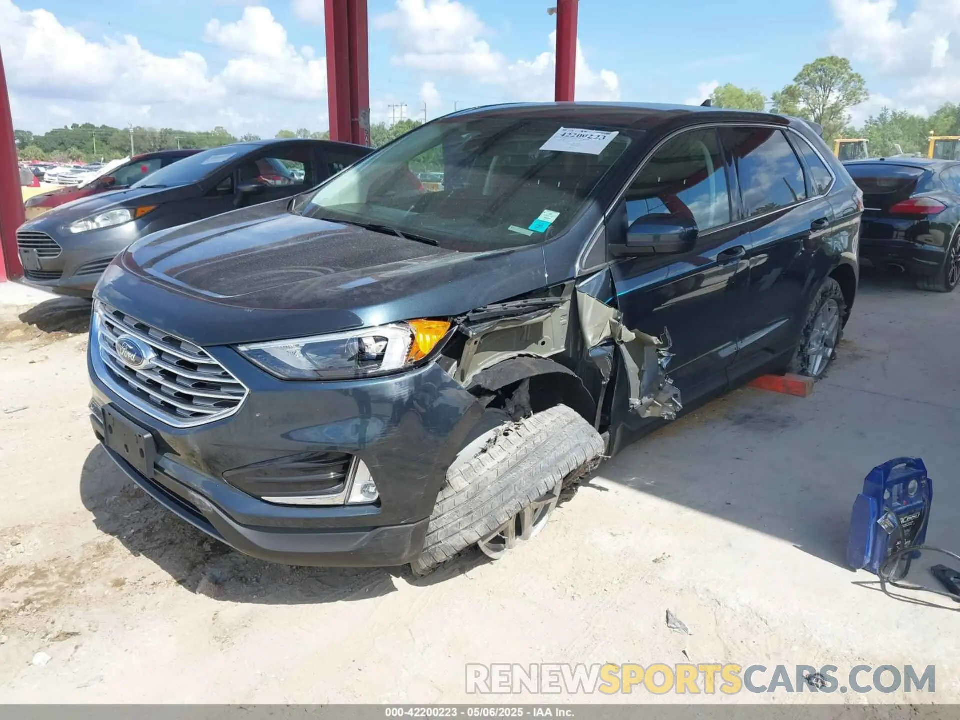 2 Фотография поврежденного автомобиля 2FMPK4J98NBA72773 FORD EDGE 2022