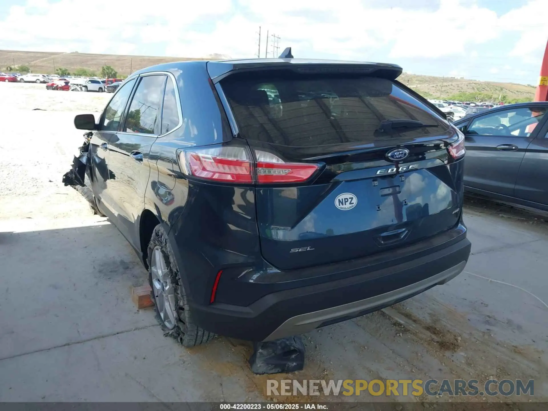 3 Фотография поврежденного автомобиля 2FMPK4J98NBA72773 FORD EDGE 2022