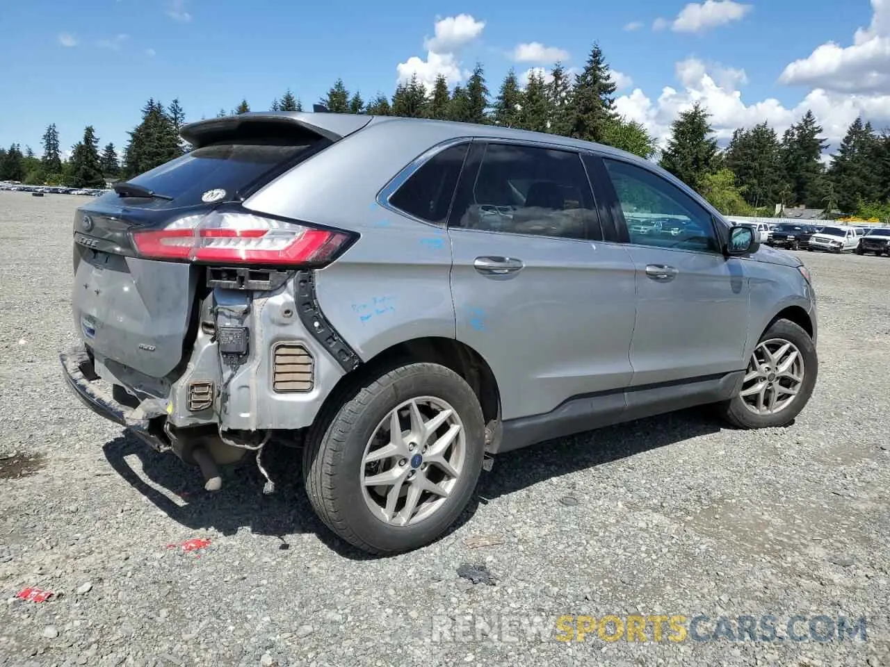 3 Photograph of a damaged car 2FMPK4J99NBA92790 FORD EDGE 2022