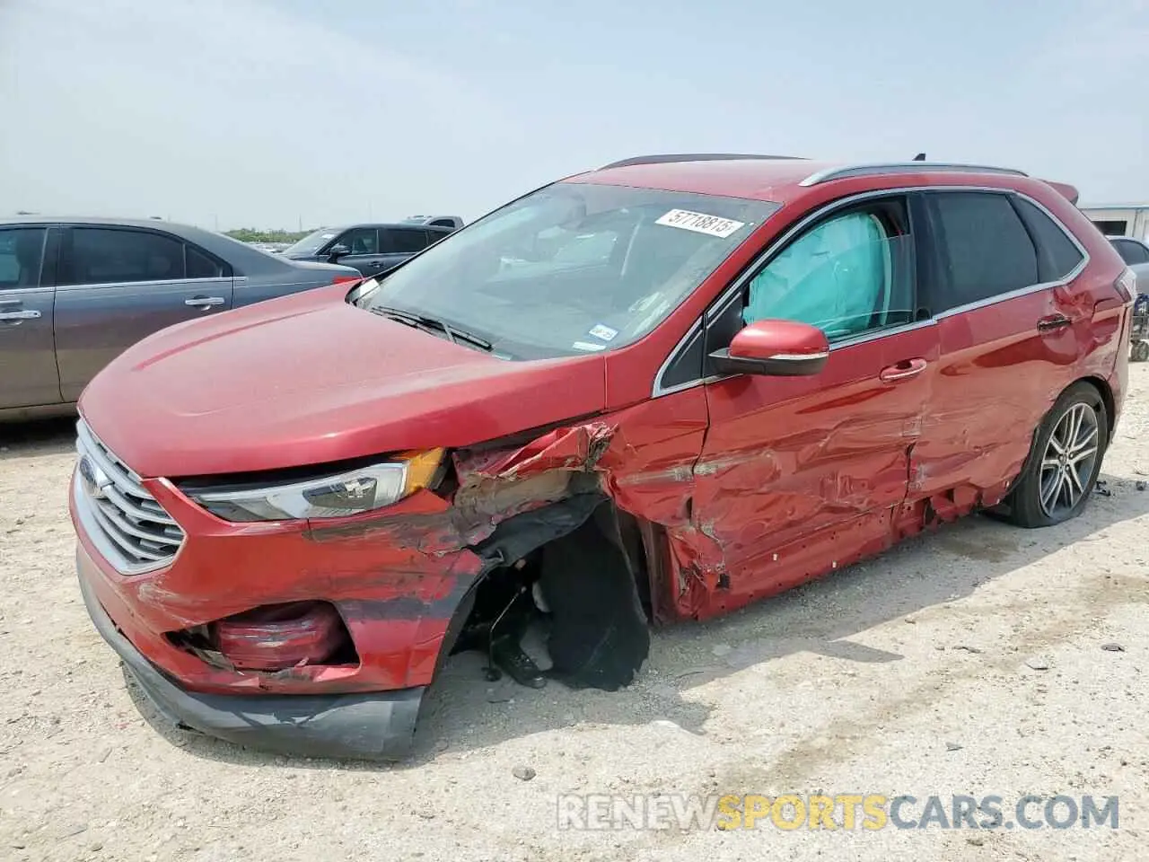 1 Photograph of a damaged car 2FMPK4K90NBA25140 FORD EDGE 2022