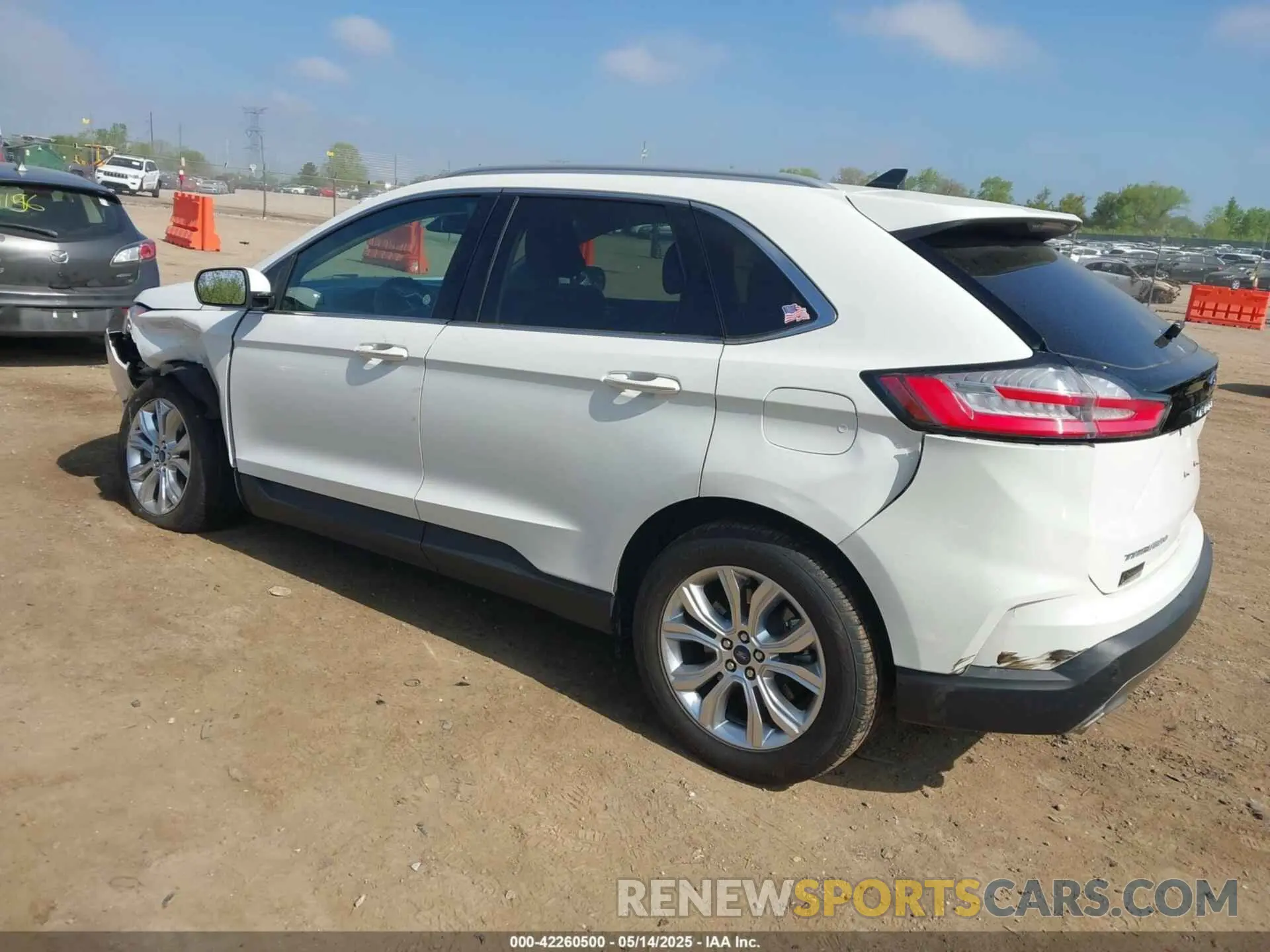 3 Photograph of a damaged car 2FMPK4K91NBA67249 FORD EDGE 2022