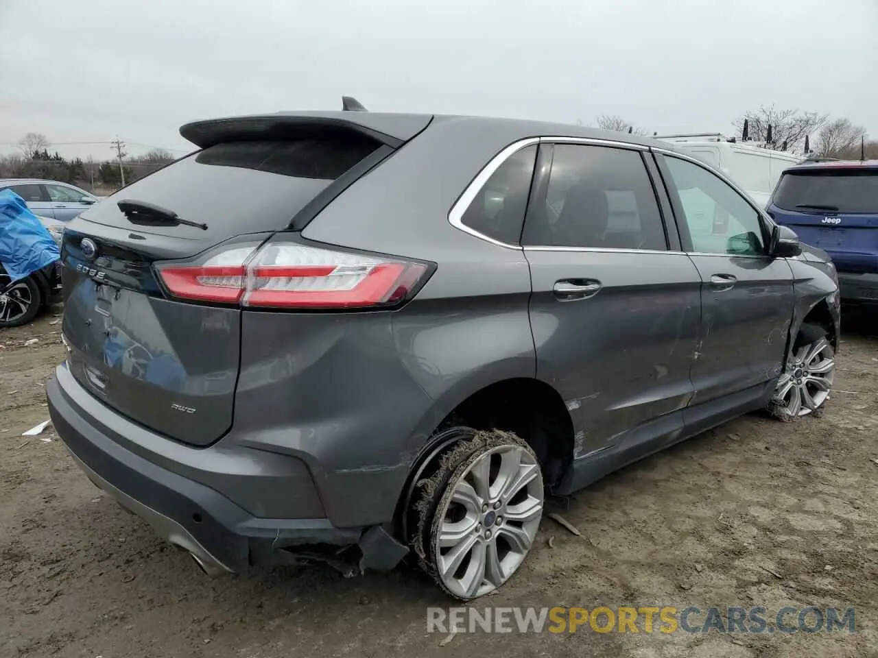 3 Фотография поврежденного автомобиля 2FMPK4K92NBB04678 FORD EDGE 2022
