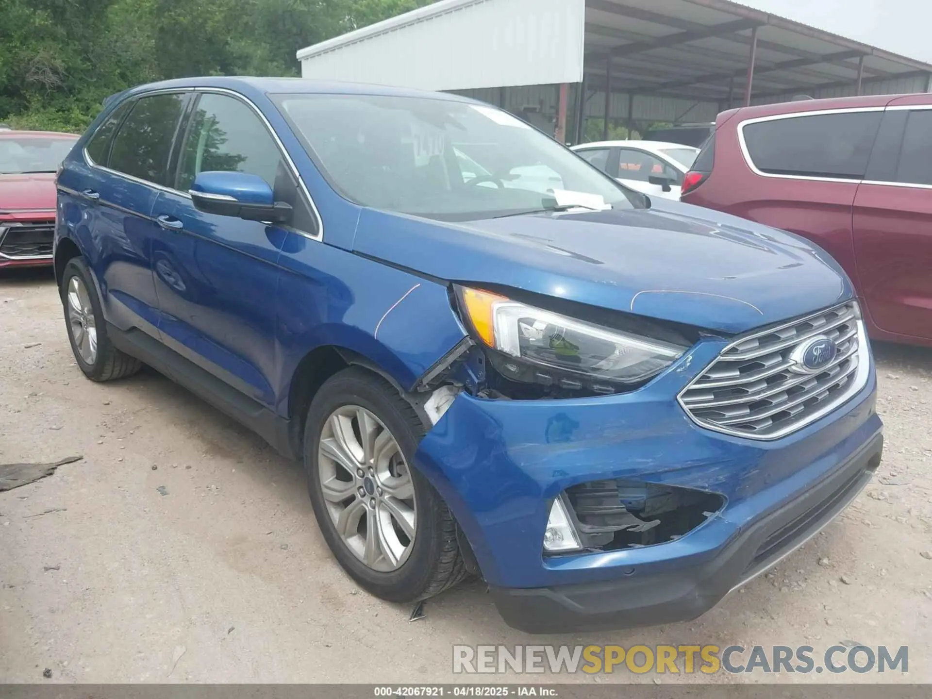 1 Photograph of a damaged car 2FMPK4K93NBA94971 FORD EDGE 2022