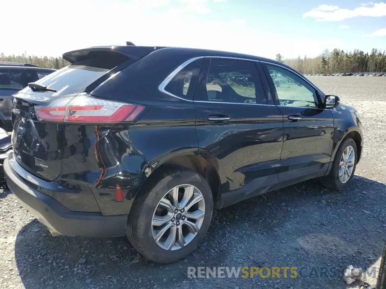 3 Photograph of a damaged car 2FMPK4K94NBA75538 FORD EDGE 2022