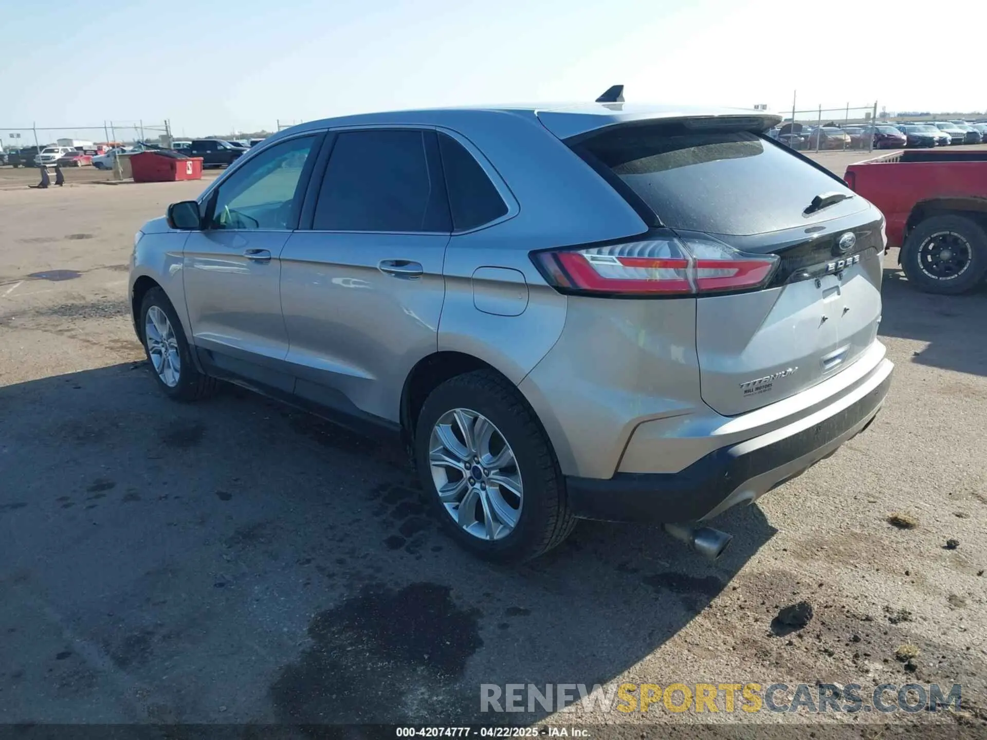 3 Фотография поврежденного автомобиля 2FMPK4K95NBA33637 FORD EDGE 2022