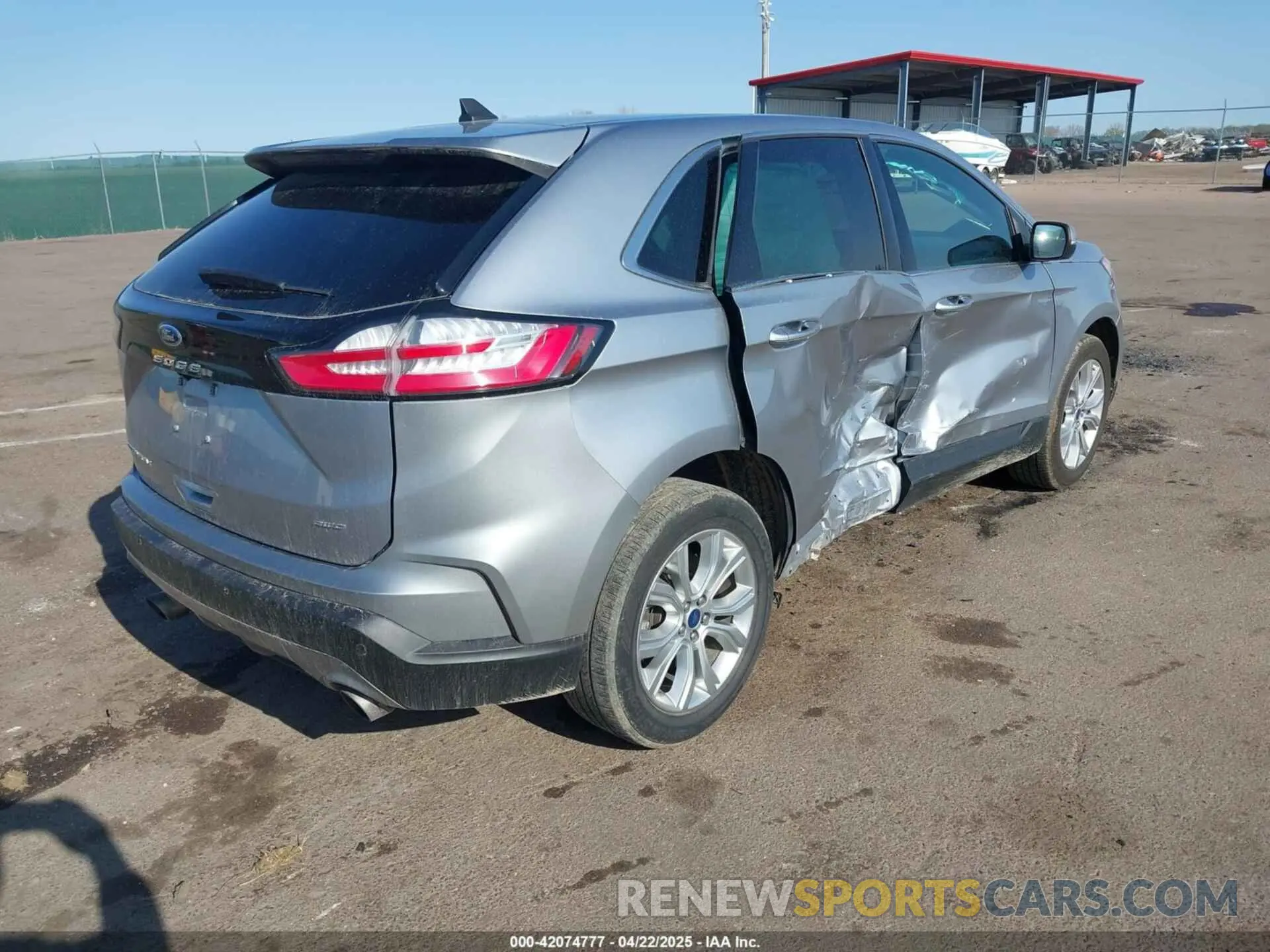 4 Фотография поврежденного автомобиля 2FMPK4K95NBA33637 FORD EDGE 2022