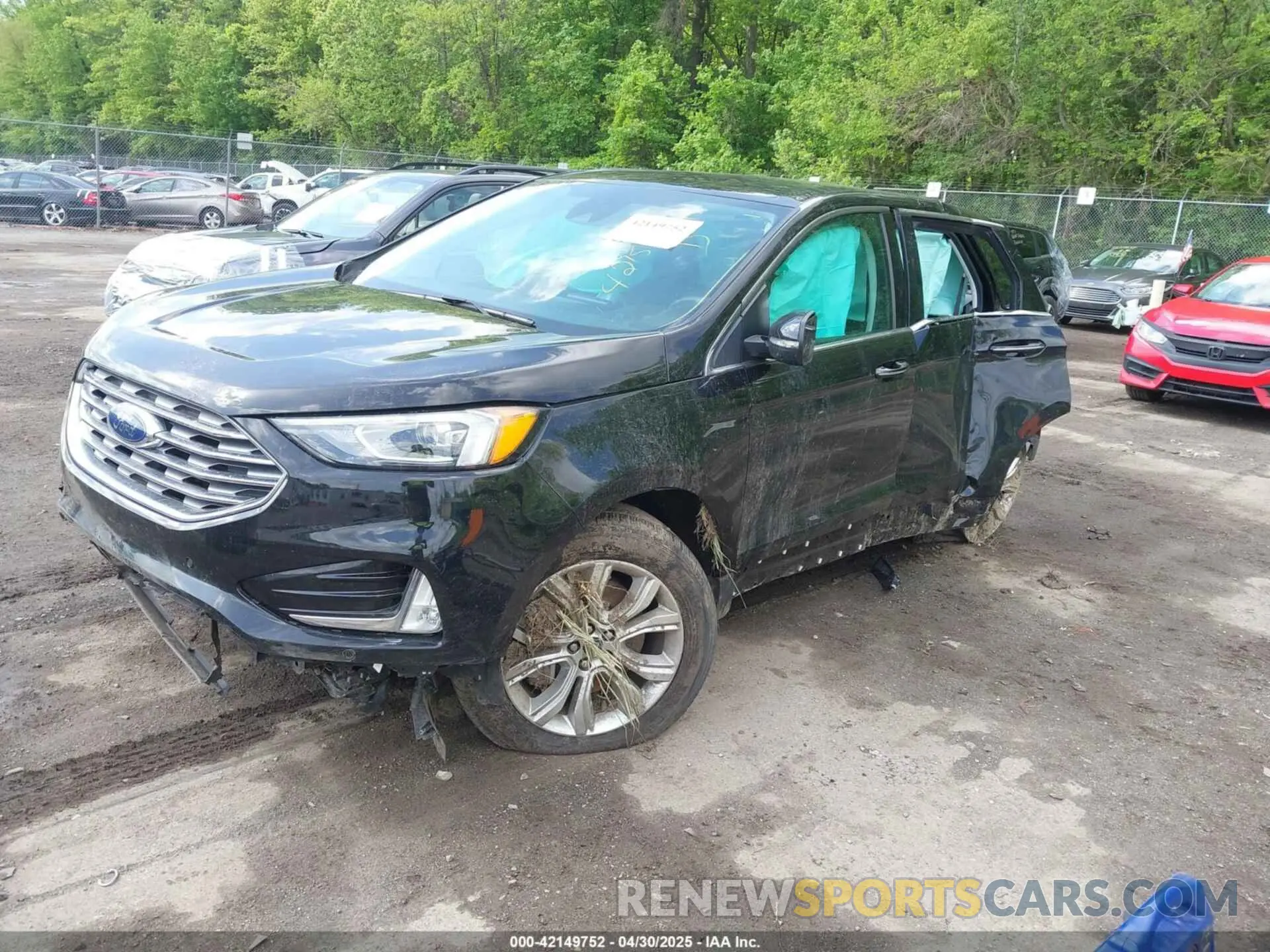 2 Фотография поврежденного автомобиля 2FMPK4K95NBA45450 FORD EDGE 2022