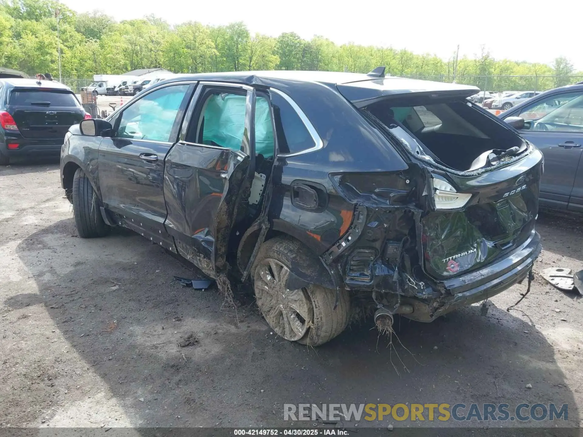 3 Фотография поврежденного автомобиля 2FMPK4K95NBA45450 FORD EDGE 2022