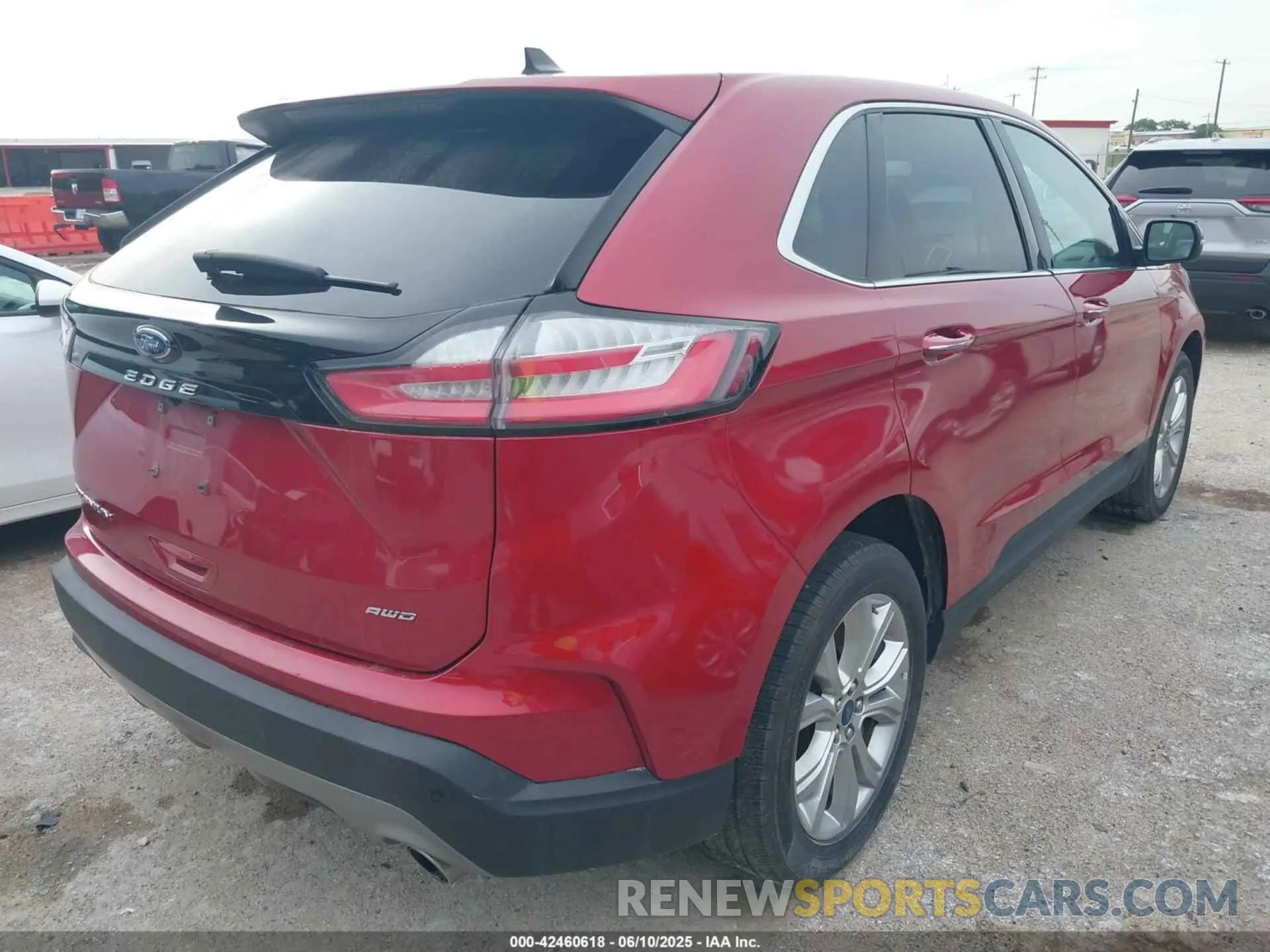 4 Фотография поврежденного автомобиля 2FMPK4K95NBB06781 FORD EDGE 2022