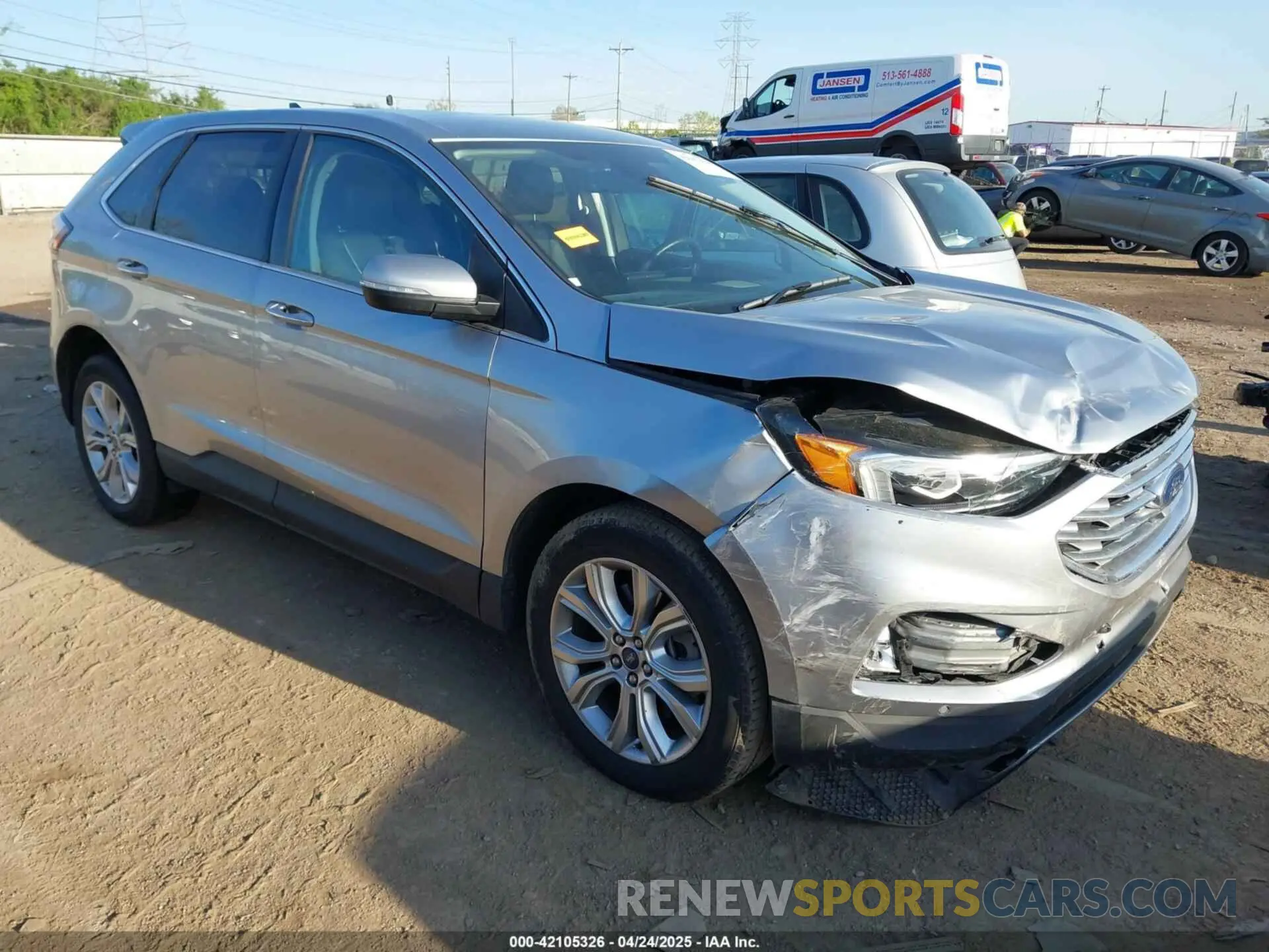 1 Photograph of a damaged car 2FMPK4K96NBA38989 FORD EDGE 2022