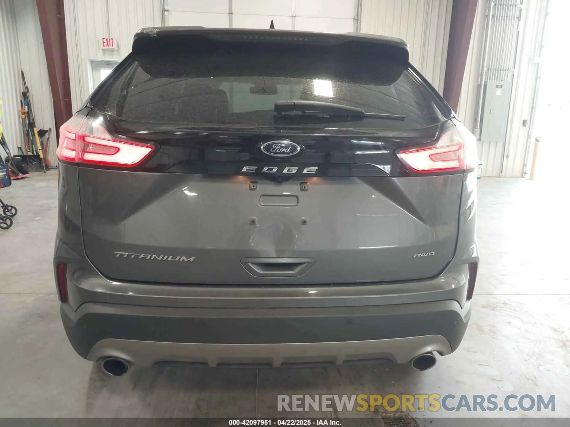 16 Фотография поврежденного автомобиля 2FMPK4K96NBB06191 FORD EDGE 2022