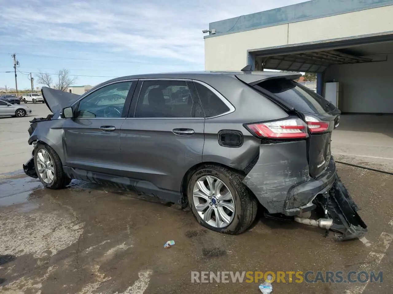 2 Фотография поврежденного автомобиля 2FMPK4K97NBB06605 FORD EDGE 2022