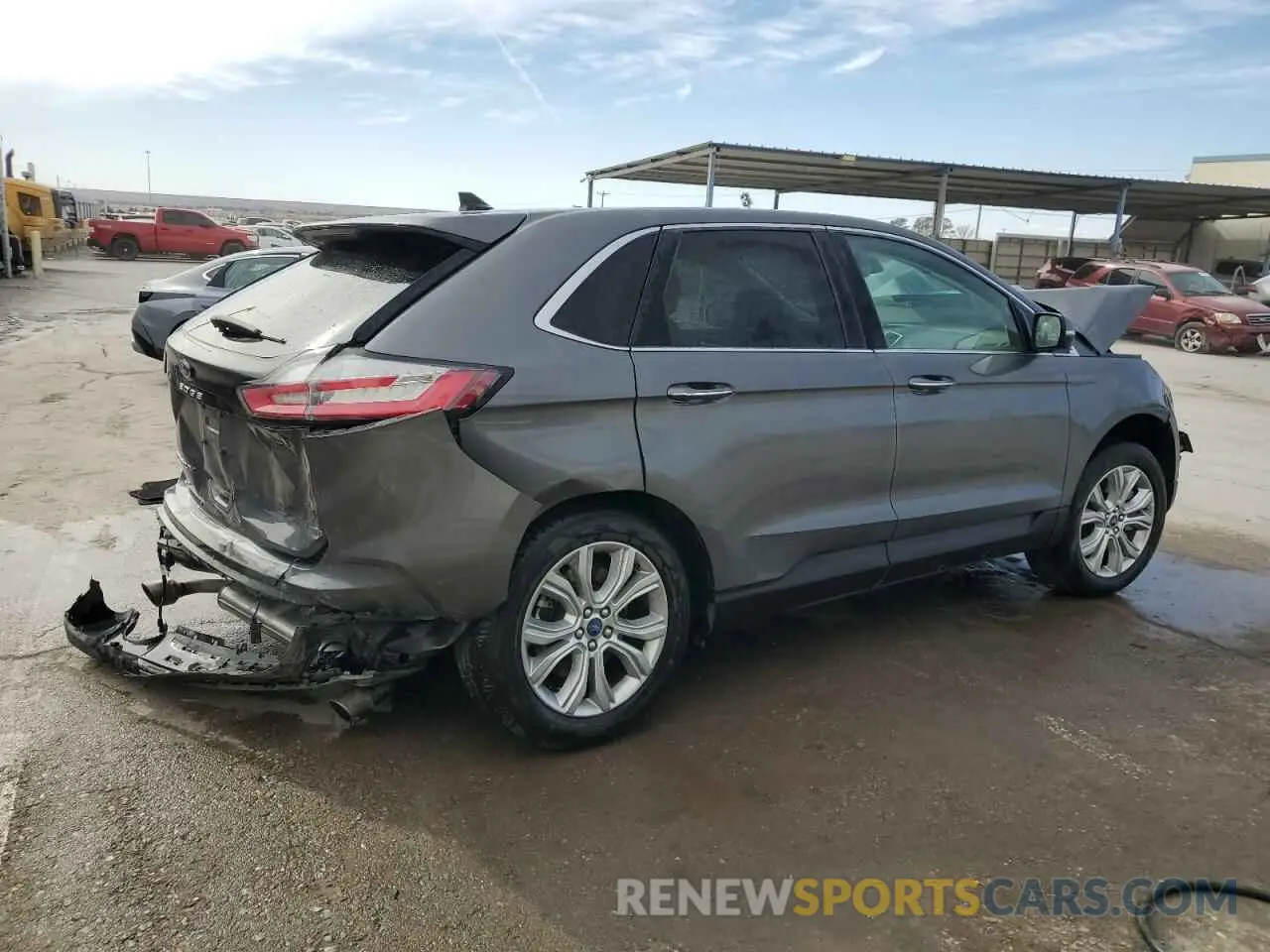 3 Фотография поврежденного автомобиля 2FMPK4K97NBB06605 FORD EDGE 2022