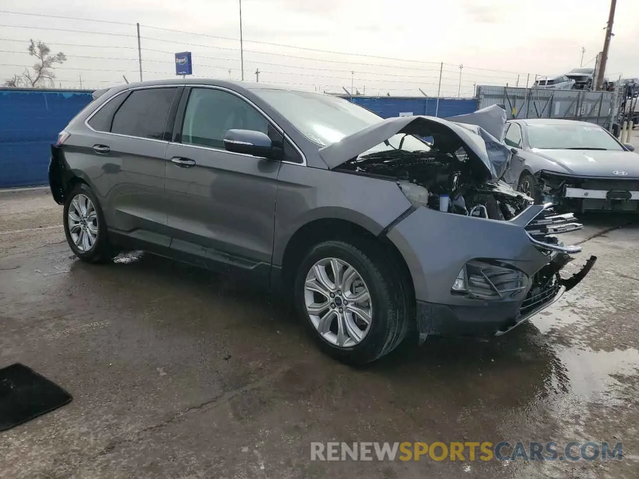 4 Фотография поврежденного автомобиля 2FMPK4K97NBB06605 FORD EDGE 2022