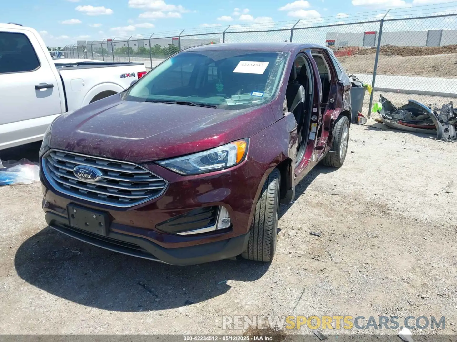 2 Photograph of a damaged car 2FMPK4K98NBA31512 FORD EDGE 2022