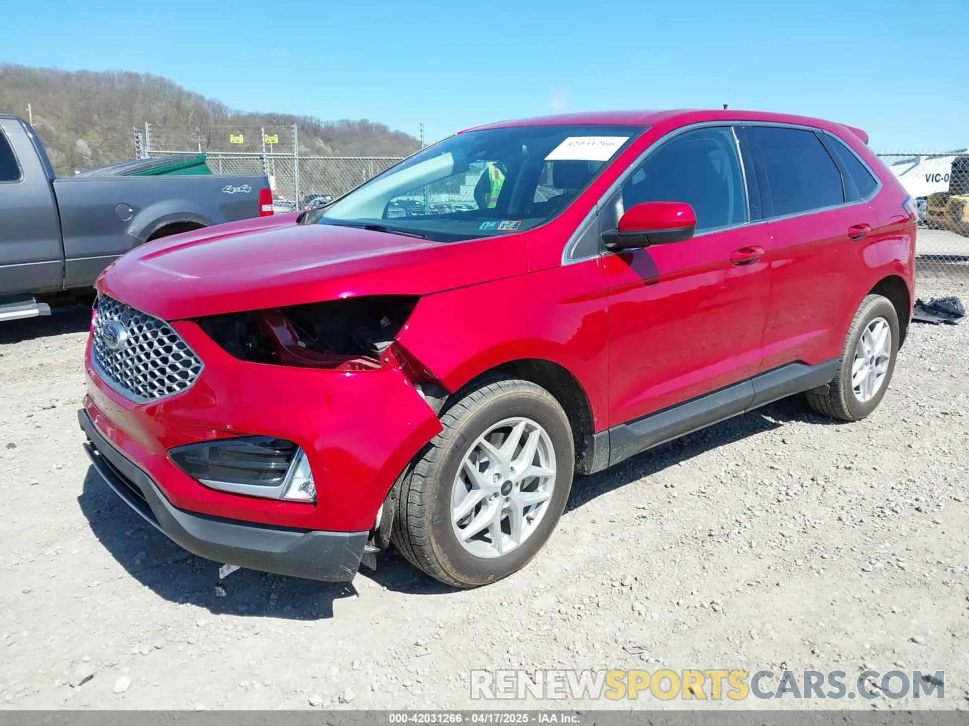 2 Фотография поврежденного автомобиля 2FMPK4J93PBA16016 FORD EDGE 2023