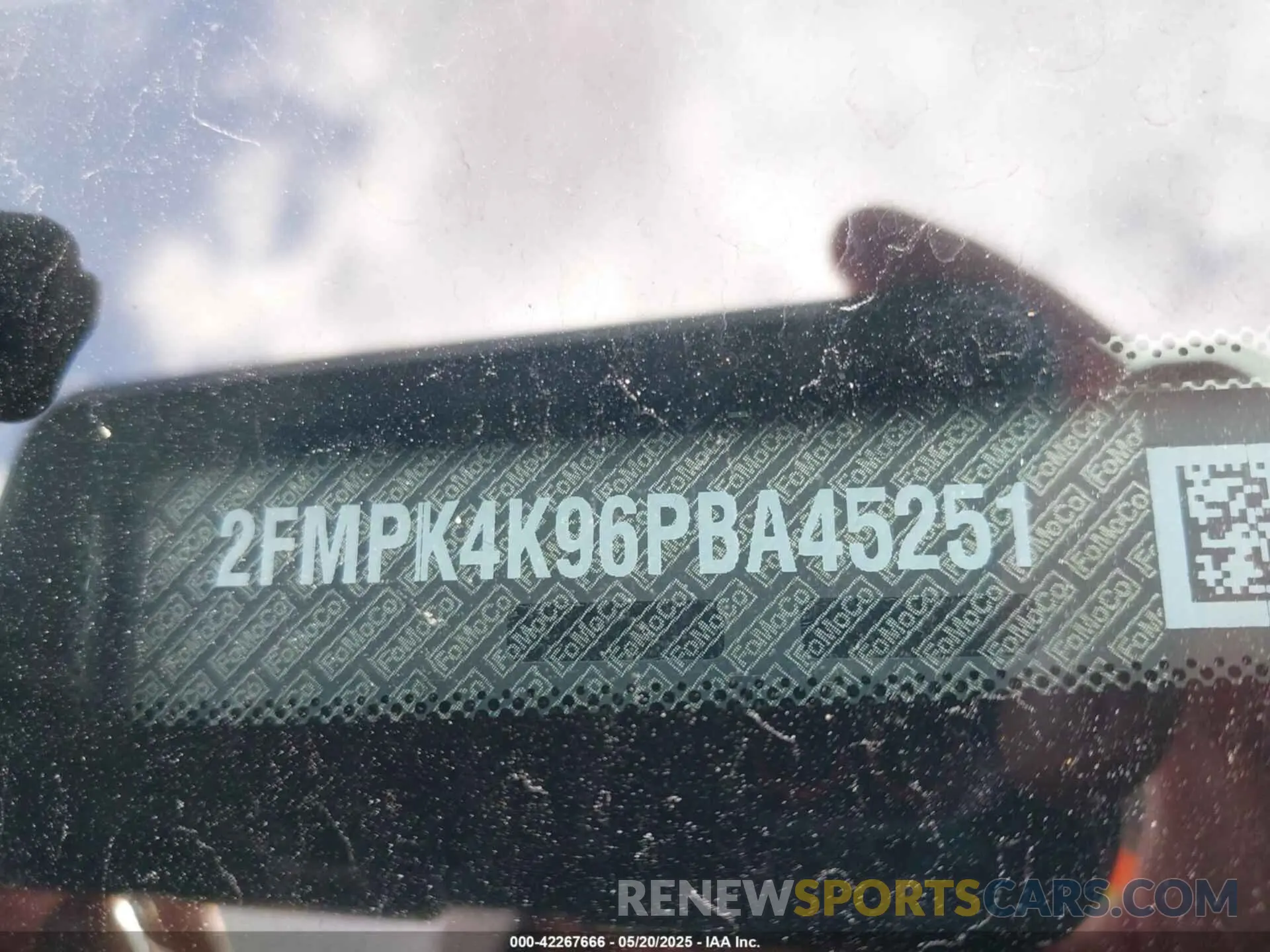 9 Фотография поврежденного автомобиля 2FMPK4K96PBA45251 FORD EDGE 2023