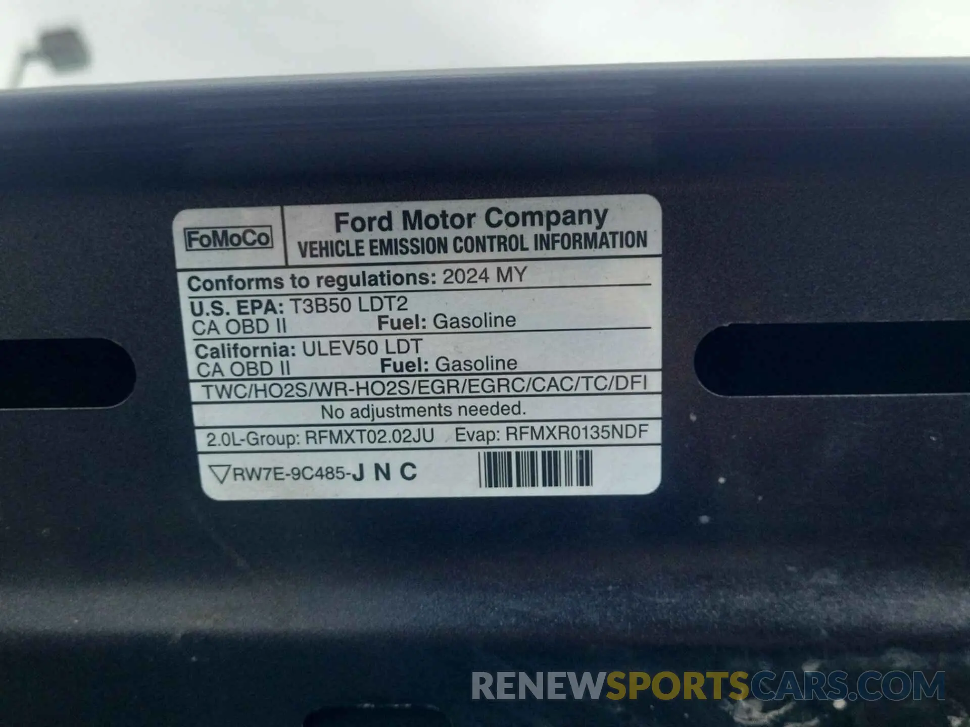 11 Photograph of a damaged car 2FMPK4J9XRBA51820 FORD EDGE 2024