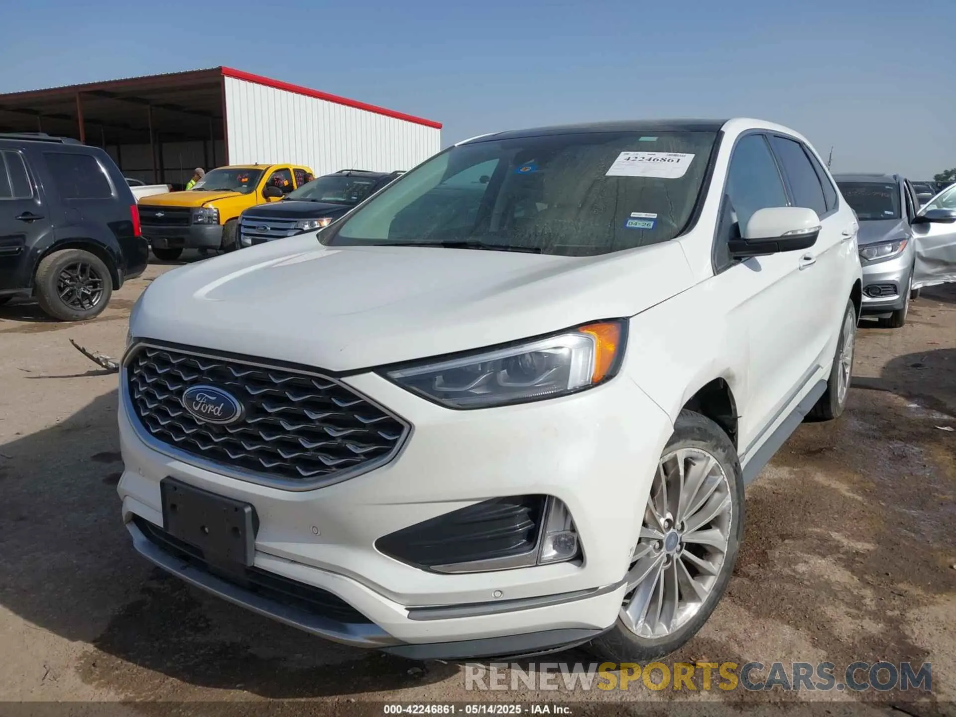 2 Фотография поврежденного автомобиля 2FMPK4K92RBB05805 FORD EDGE 2024