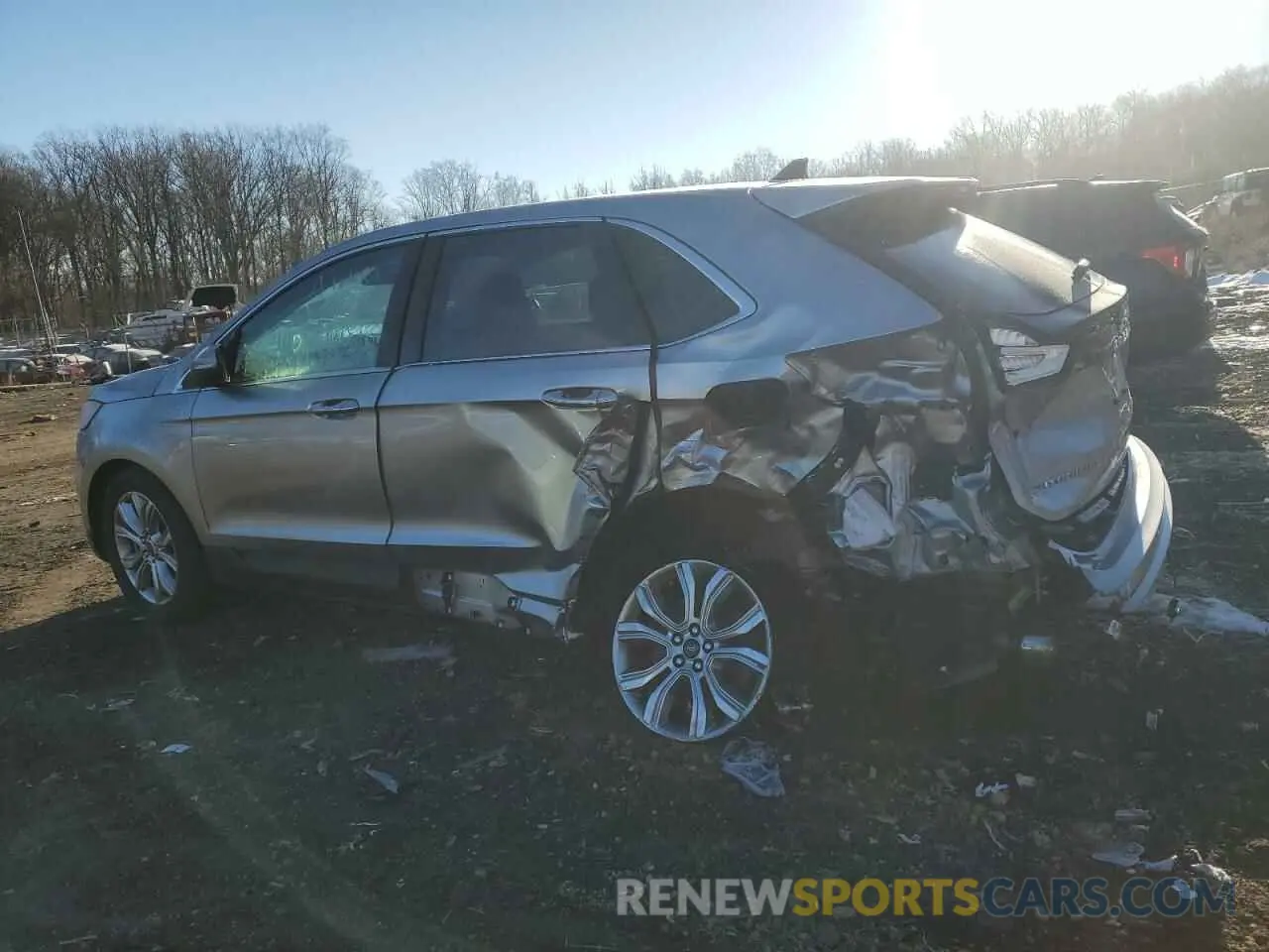 2 Фотография поврежденного автомобиля 2FMPK4K99RBA94396 FORD EDGE 2024