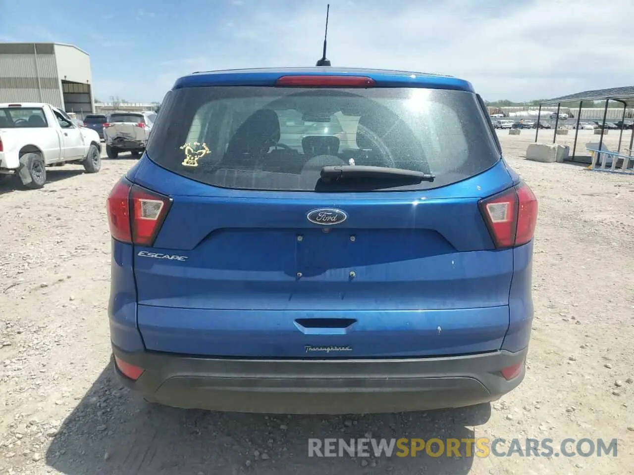6 Photograph of a damaged car 1FMCU0F79KUB58432 FORD ESCAPE 2019