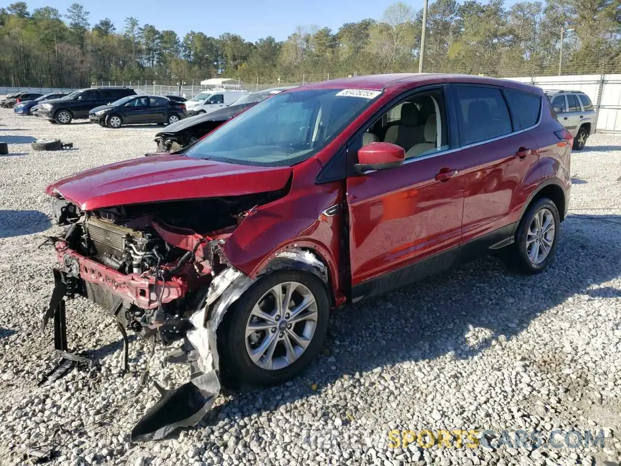 1 Photograph of a damaged car 1FMCU0GD3KUA49713 FORD ESCAPE 2019
