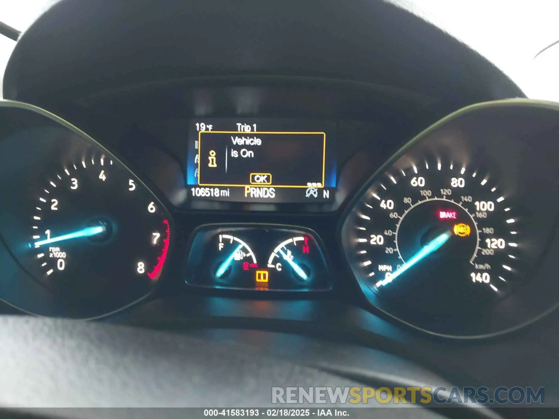 7 Photograph of a damaged car 1FMCU0GD3KUB10025 FORD ESCAPE 2019