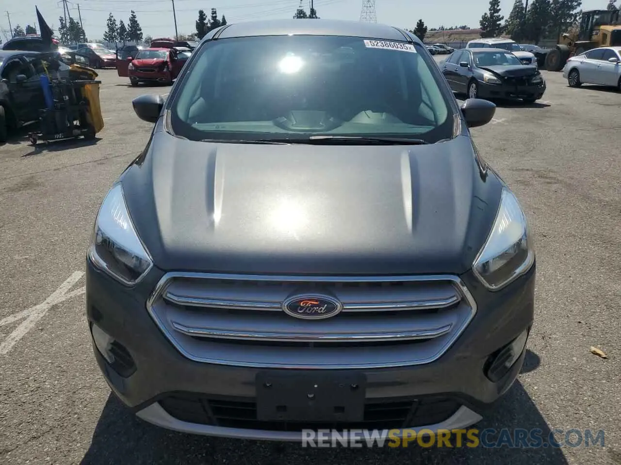 5 Photograph of a damaged car 1FMCU0GD6KUB04865 FORD ESCAPE 2019