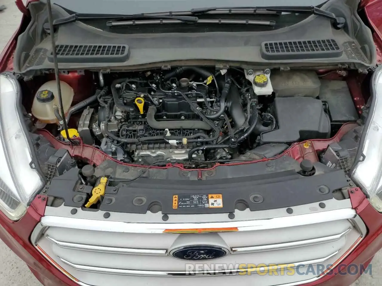 13 Фотография поврежденного автомобиля 1FMCU0HD0KUA20152 FORD ESCAPE 2019