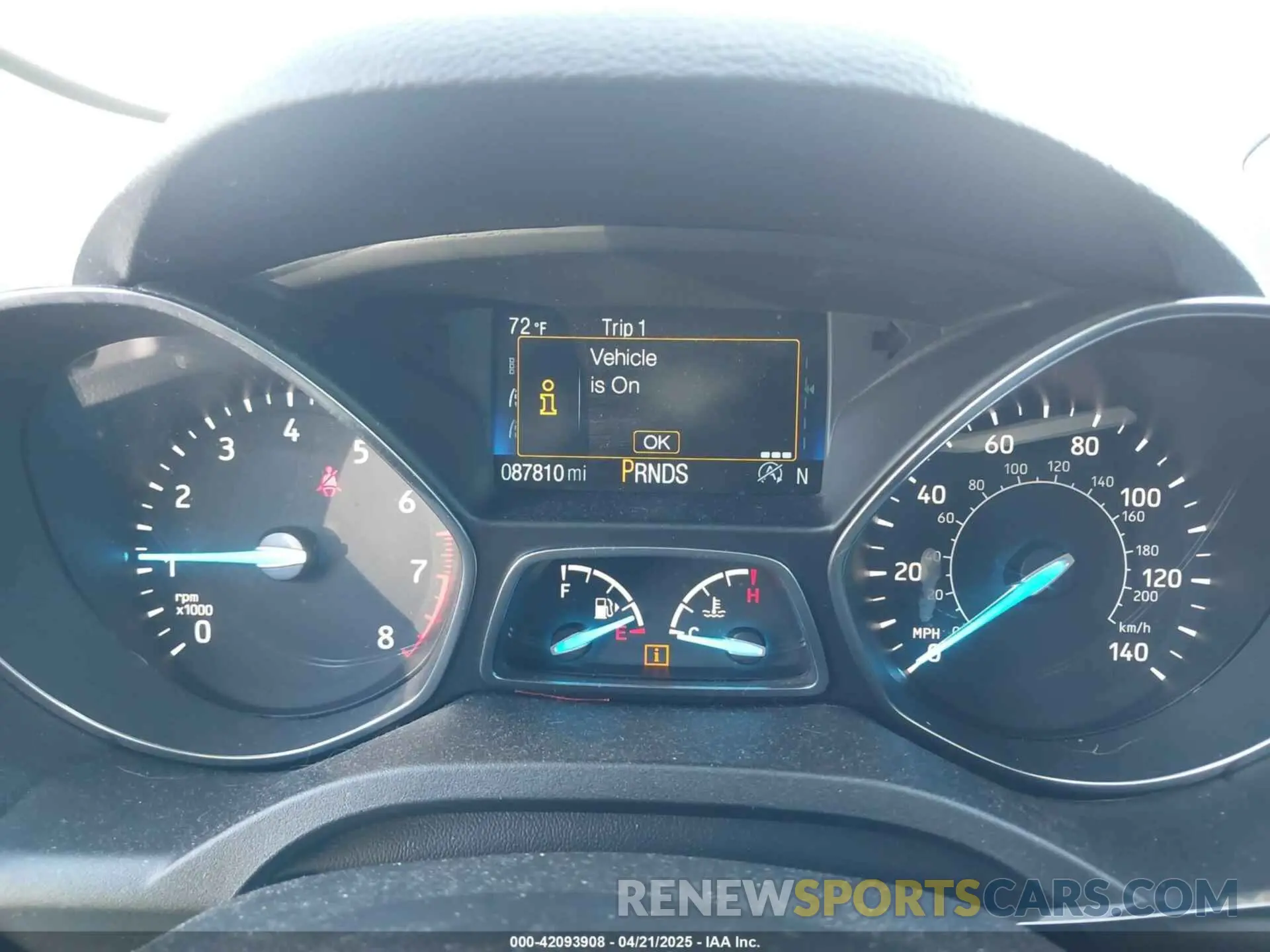 7 Photograph of a damaged car 1FMCU0HD2KUC52834 FORD ESCAPE 2019