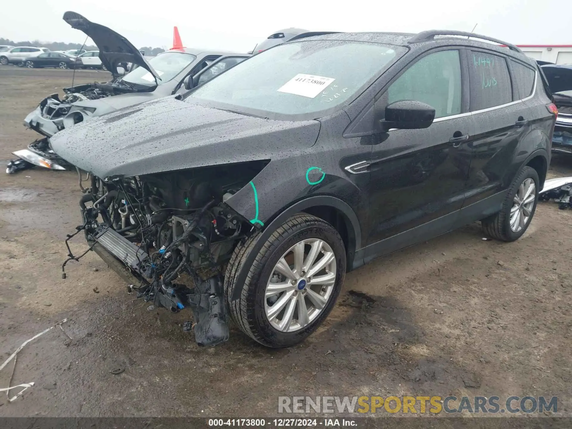 2 Фотография поврежденного автомобиля 1FMCU0HD7KUB74597 FORD ESCAPE 2019
