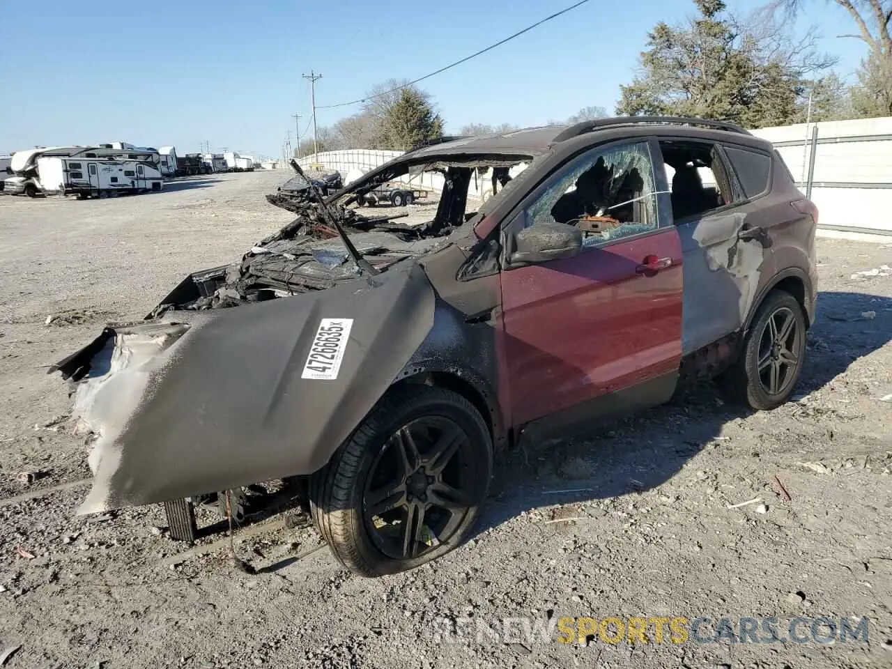 1 Photograph of a damaged car 1FMCU0HD7KUB74678 FORD ESCAPE 2019