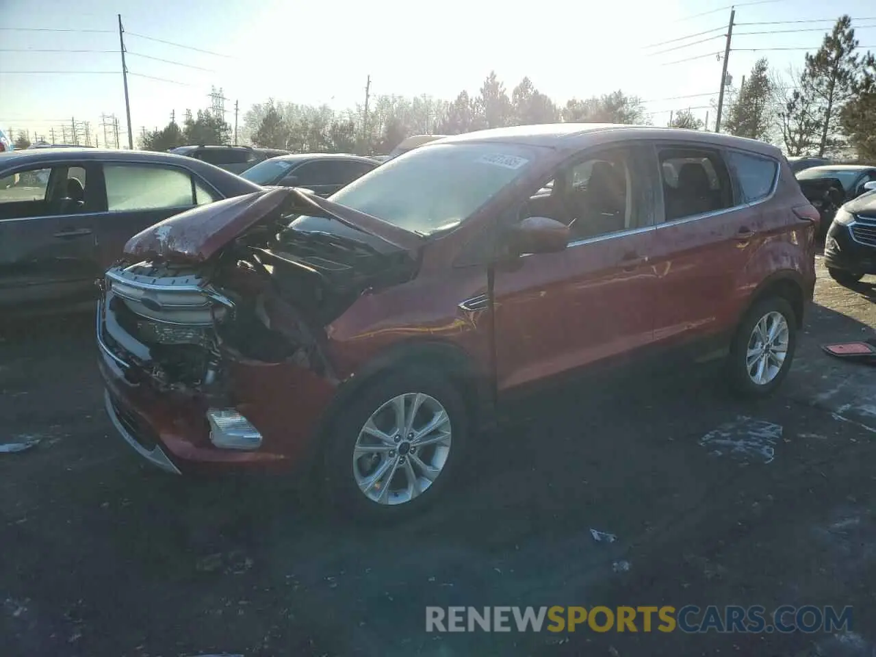 1 Photograph of a damaged car 1FMCU9GD0KUA71317 FORD ESCAPE 2019