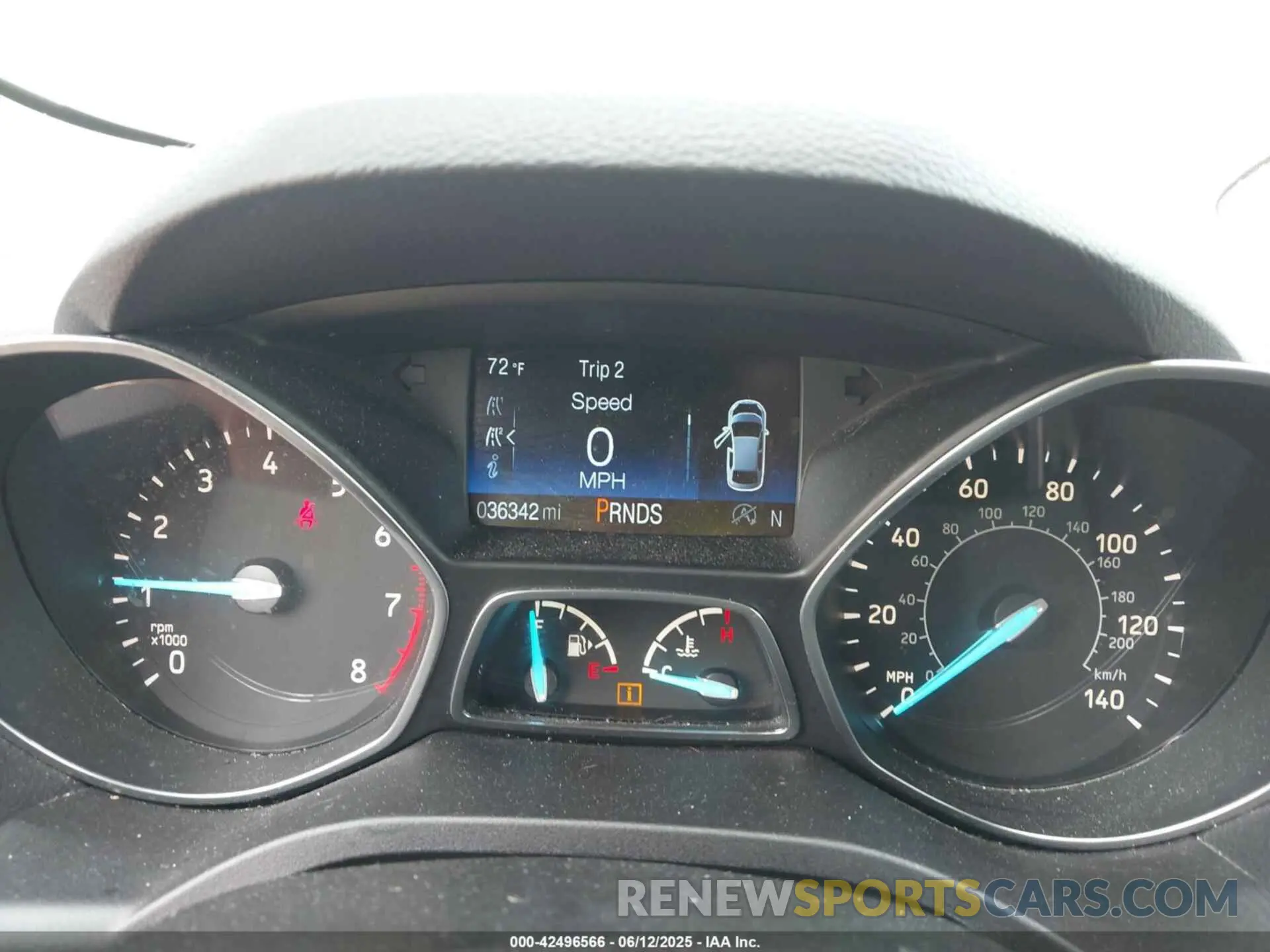 7 Photograph of a damaged car 1FMCU9GD0KUA98372 FORD ESCAPE 2019
