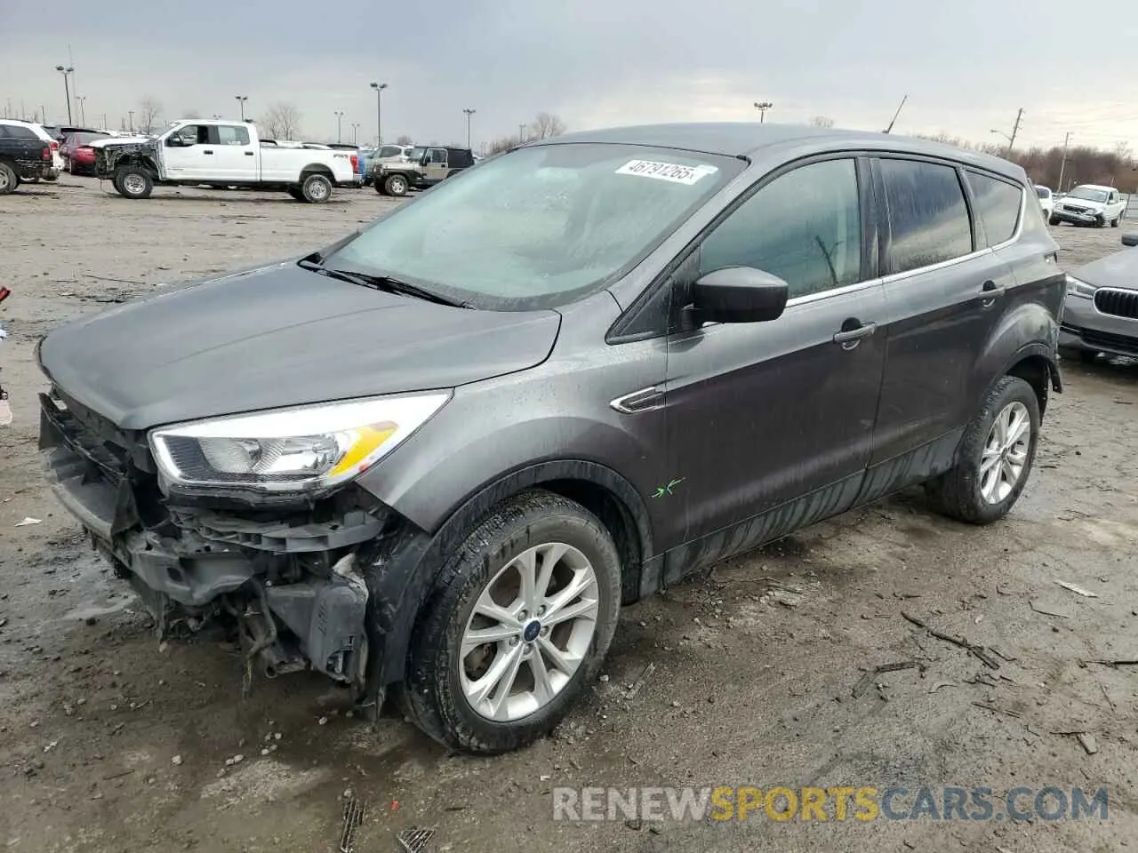 1 Photograph of a damaged car 1FMCU9GD3KUB23989 FORD ESCAPE 2019