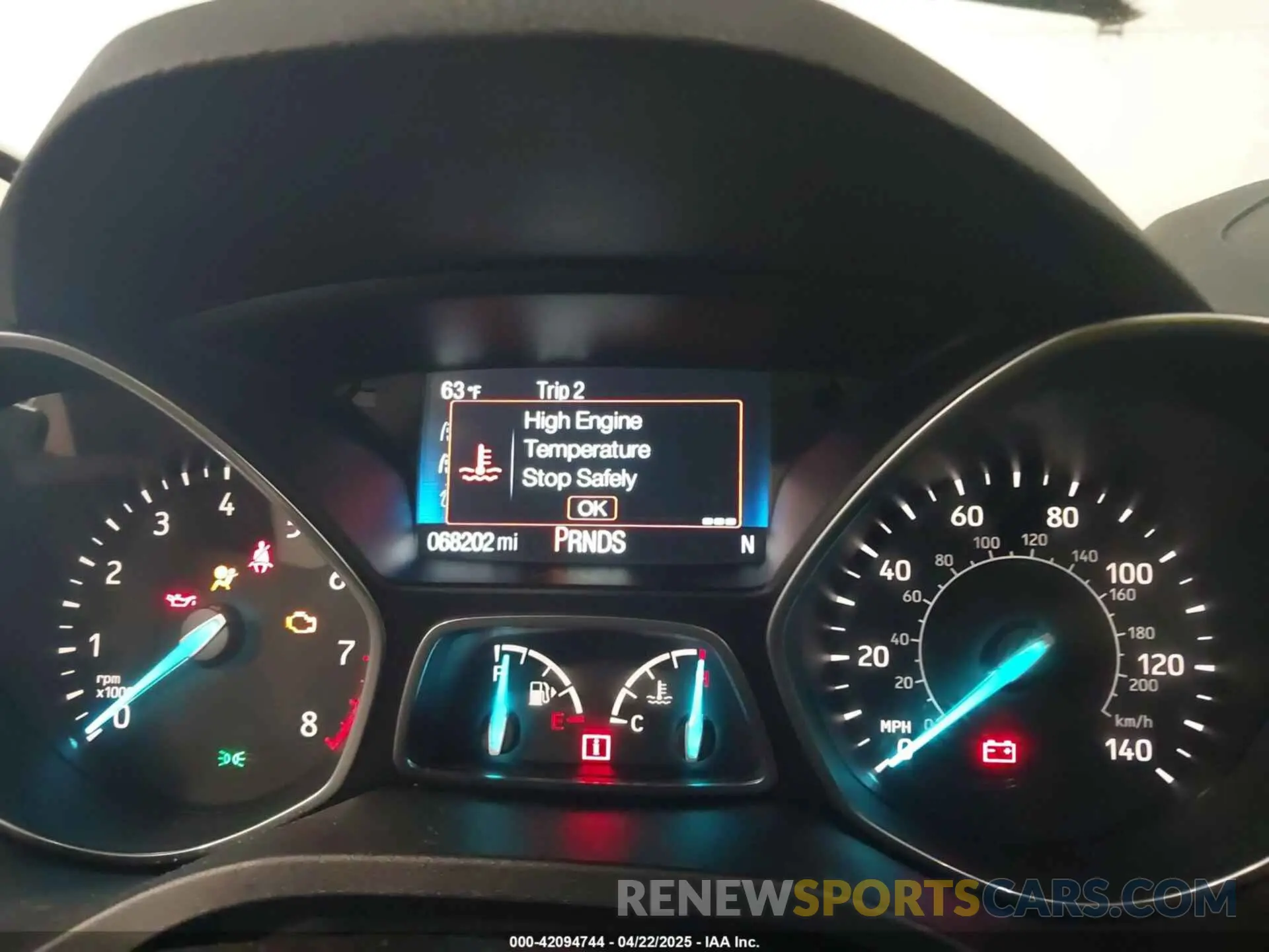 7 Photograph of a damaged car 1FMCU9GD8KUB03849 FORD ESCAPE 2019