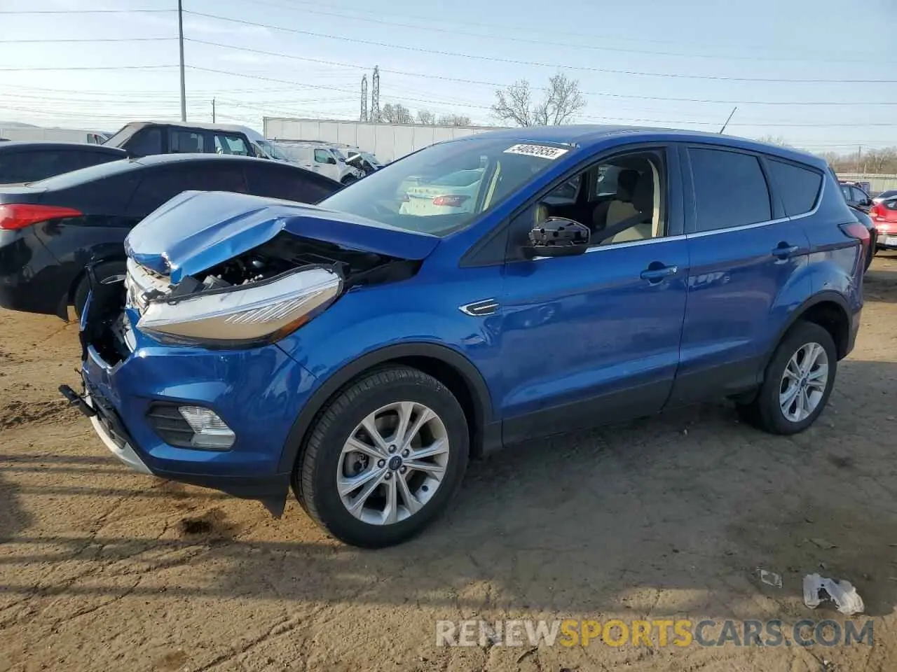 1 Photograph of a damaged car 1FMCU9GDXKUB24265 FORD ESCAPE 2019