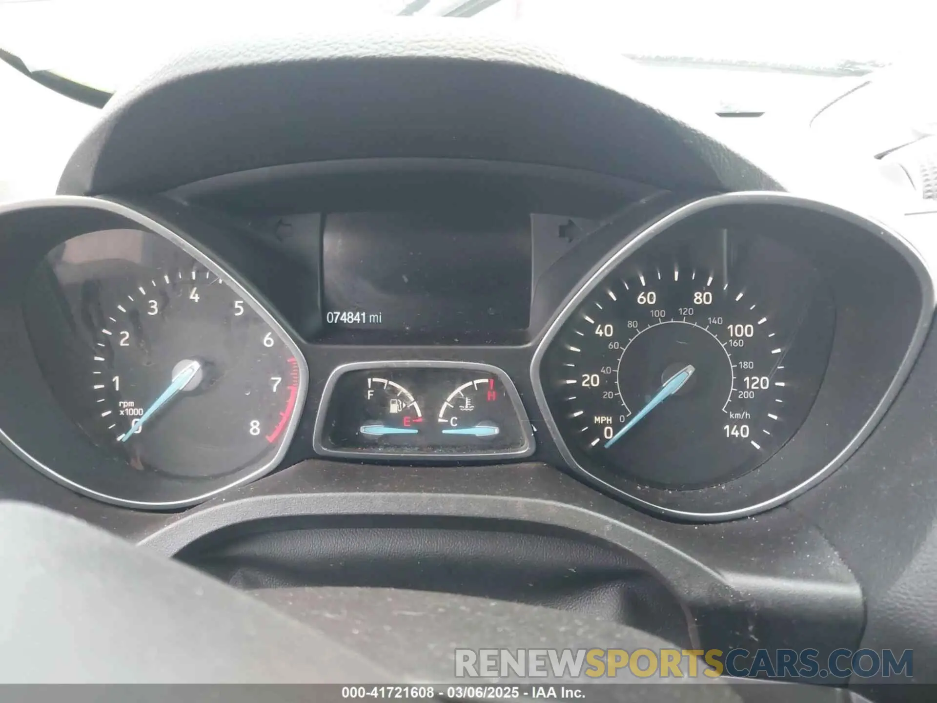 7 Photograph of a damaged car 1FMCU9HD1KUB76186 FORD ESCAPE 2019