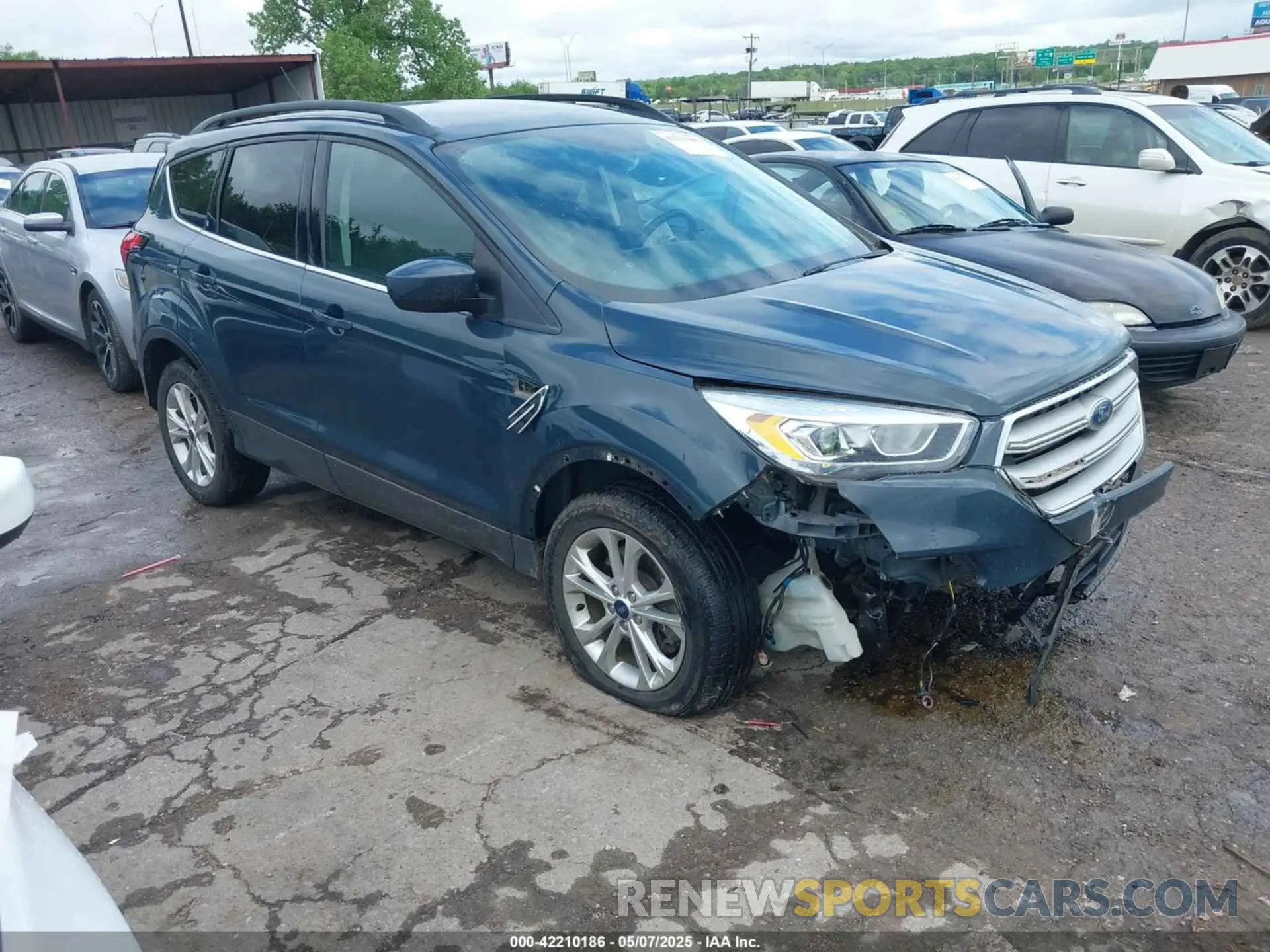 1 Photograph of a damaged car 1FMCU9HD3KUA97893 FORD ESCAPE 2019