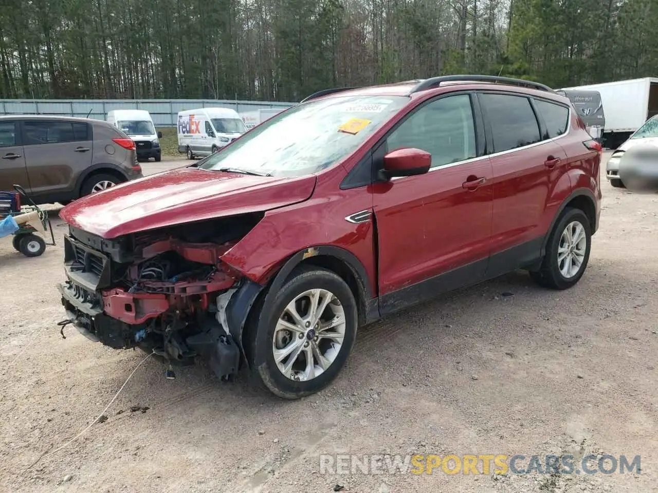 1 Photograph of a damaged car 1FMCU9HD6KUA68341 FORD ESCAPE 2019