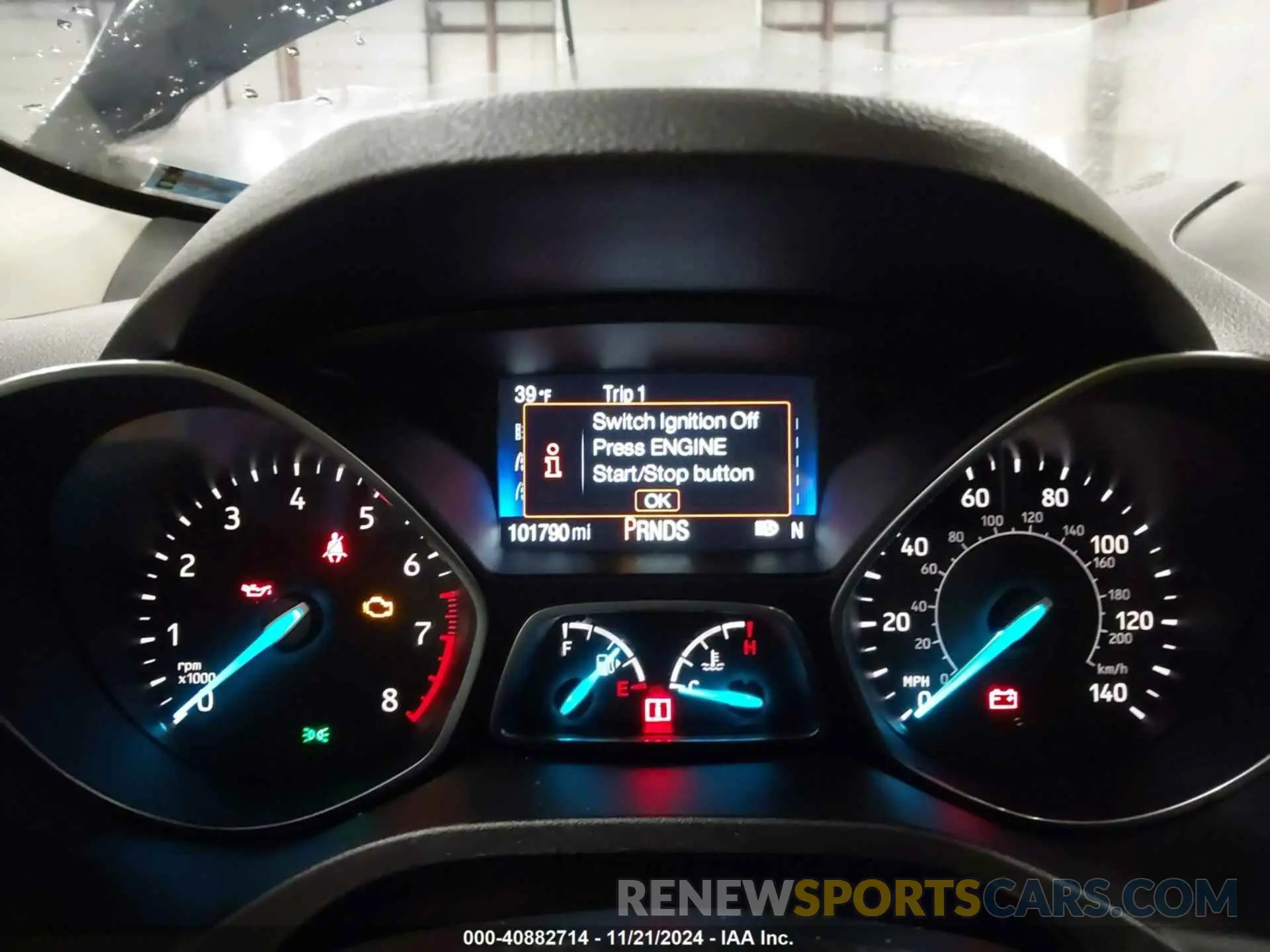 7 Photograph of a damaged car 1FMCU9HD8KUA70320 FORD ESCAPE 2019