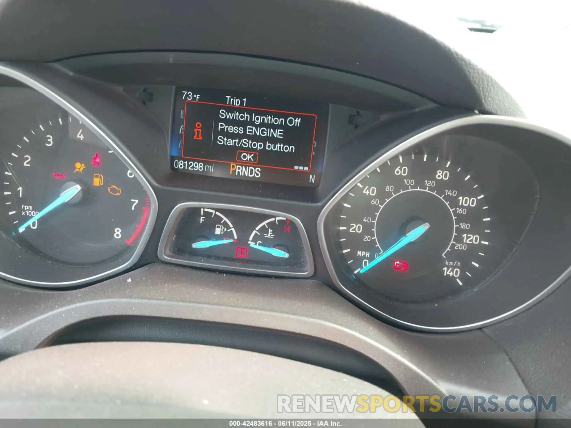 7 Photograph of a damaged car 1FMCU9J91KUB71303 FORD ESCAPE 2019