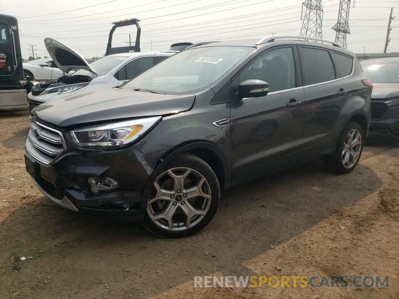 1 Photograph of a damaged car 1FMCU9J98KUA56391 FORD ESCAPE 2019