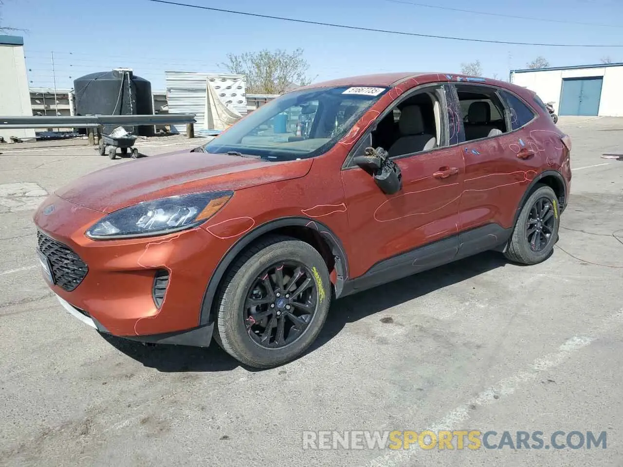 1 Фотография поврежденного автомобиля 1FMCU0BZ8LUB13992 FORD ESCAPE 2020