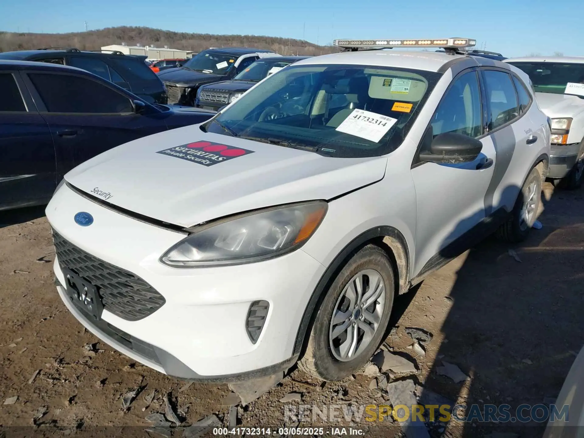 2 Photograph of a damaged car 1FMCU0F60LUA63492 FORD ESCAPE 2020