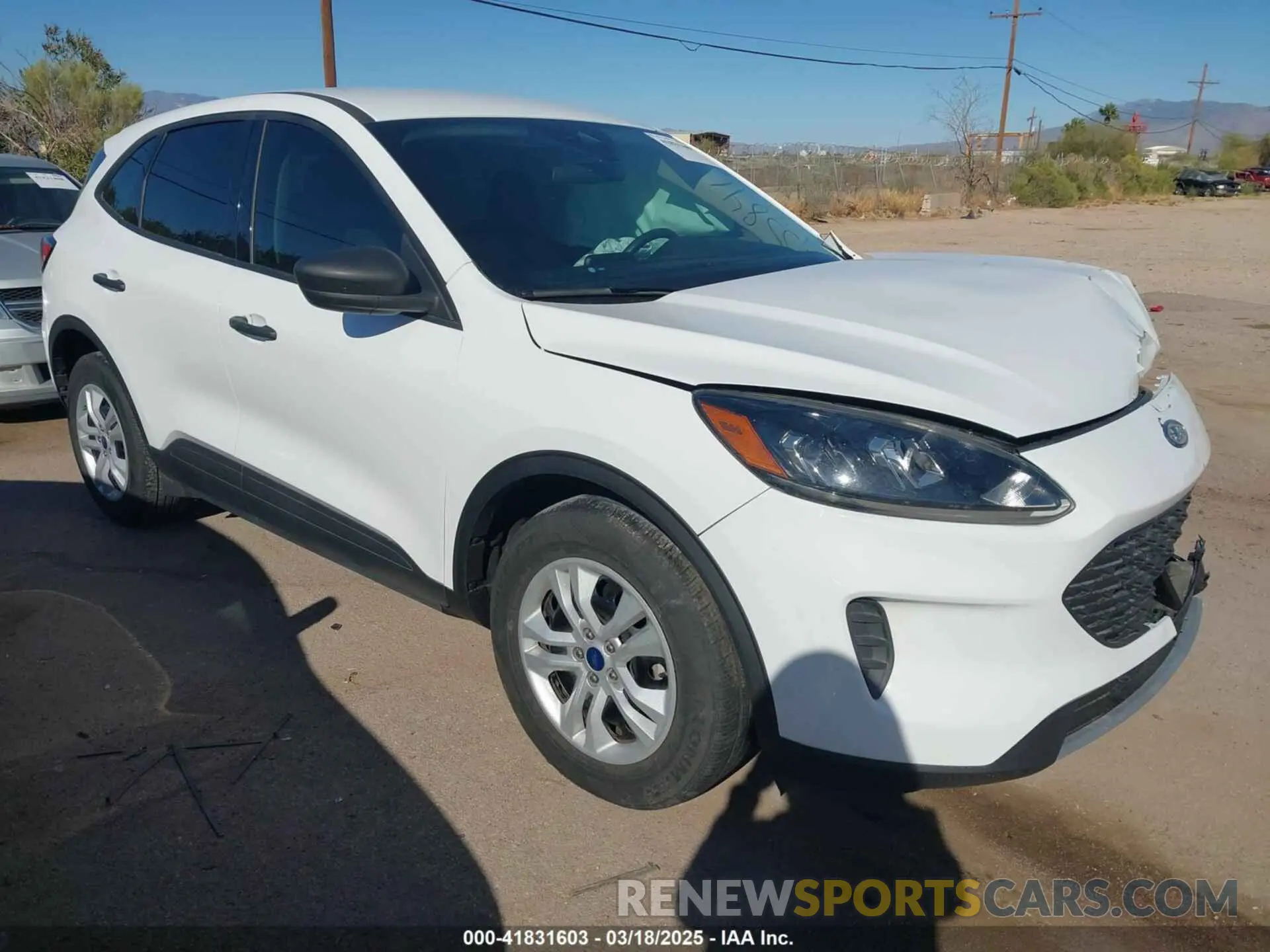 1 Photograph of a damaged car 1FMCU0F61LUA35846 FORD ESCAPE 2020