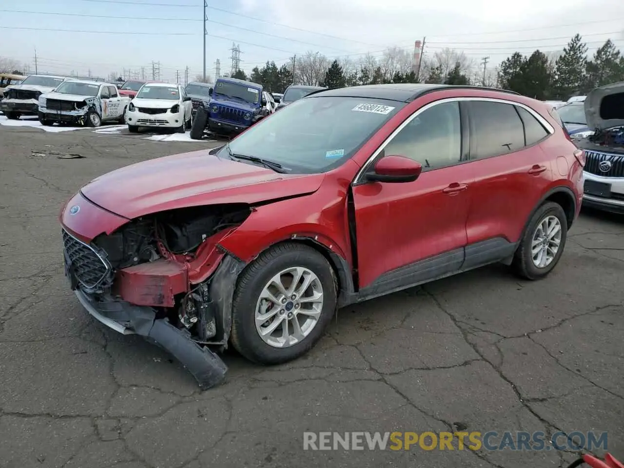 1 Photograph of a damaged car 1FMCU0G65LUB24205 FORD ESCAPE 2020