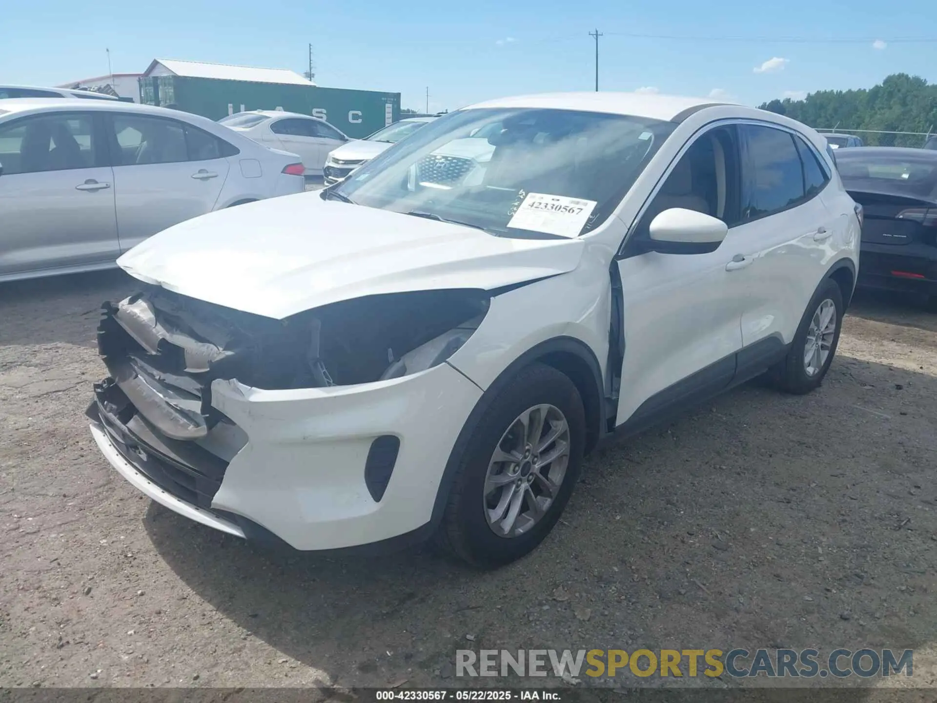 2 Photograph of a damaged car 1FMCU0G67LUA66744 FORD ESCAPE 2020